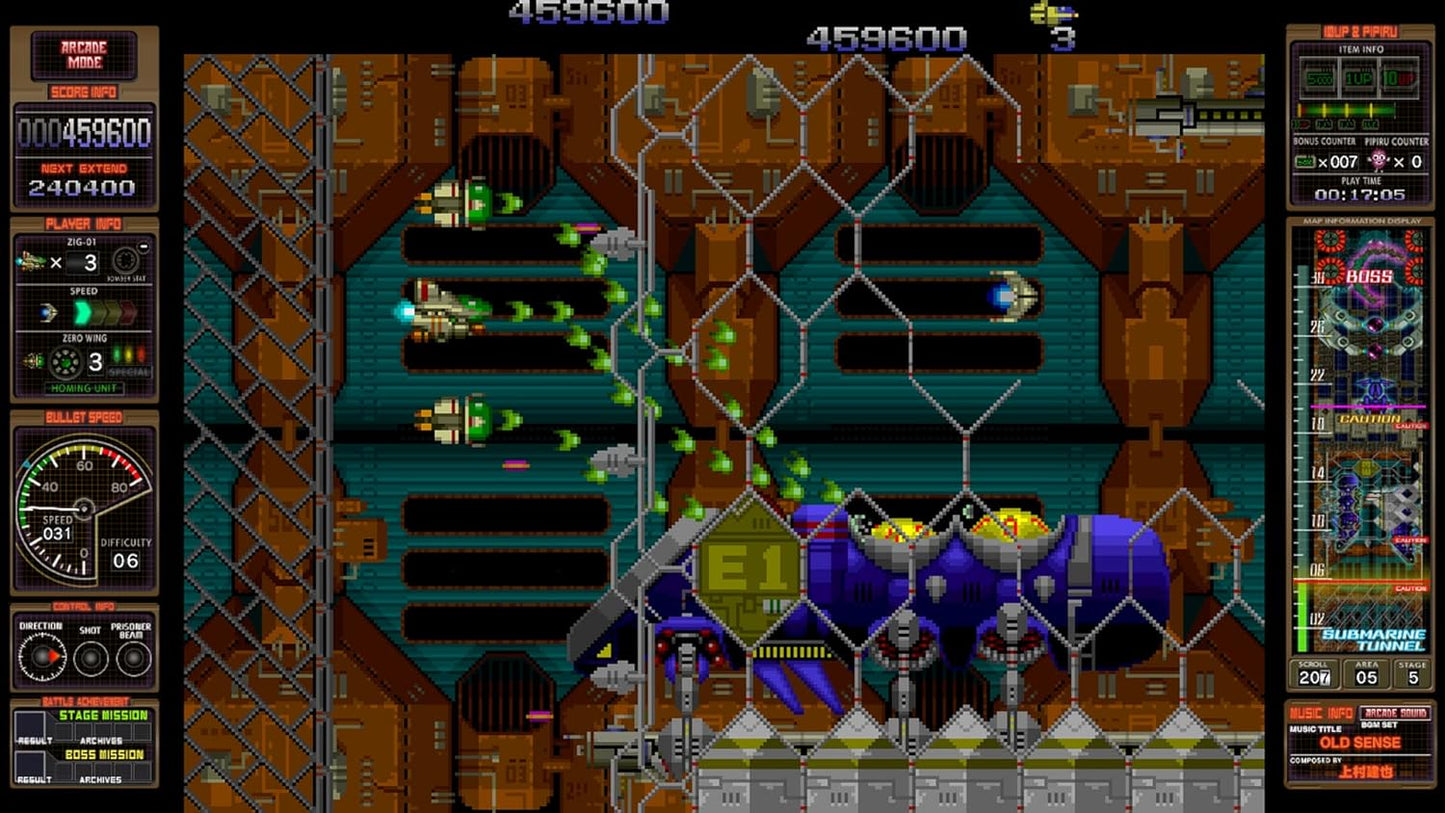 Zero Fire Toaplan Arcade Garage SWITCH (Importación japonesa)