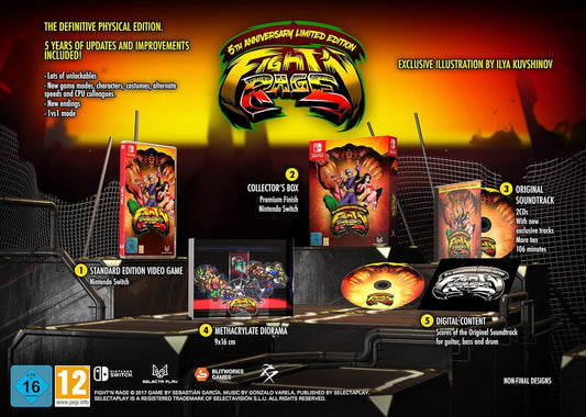 Fight'n Rage 5th Anniversary Limited Edition SWITCH