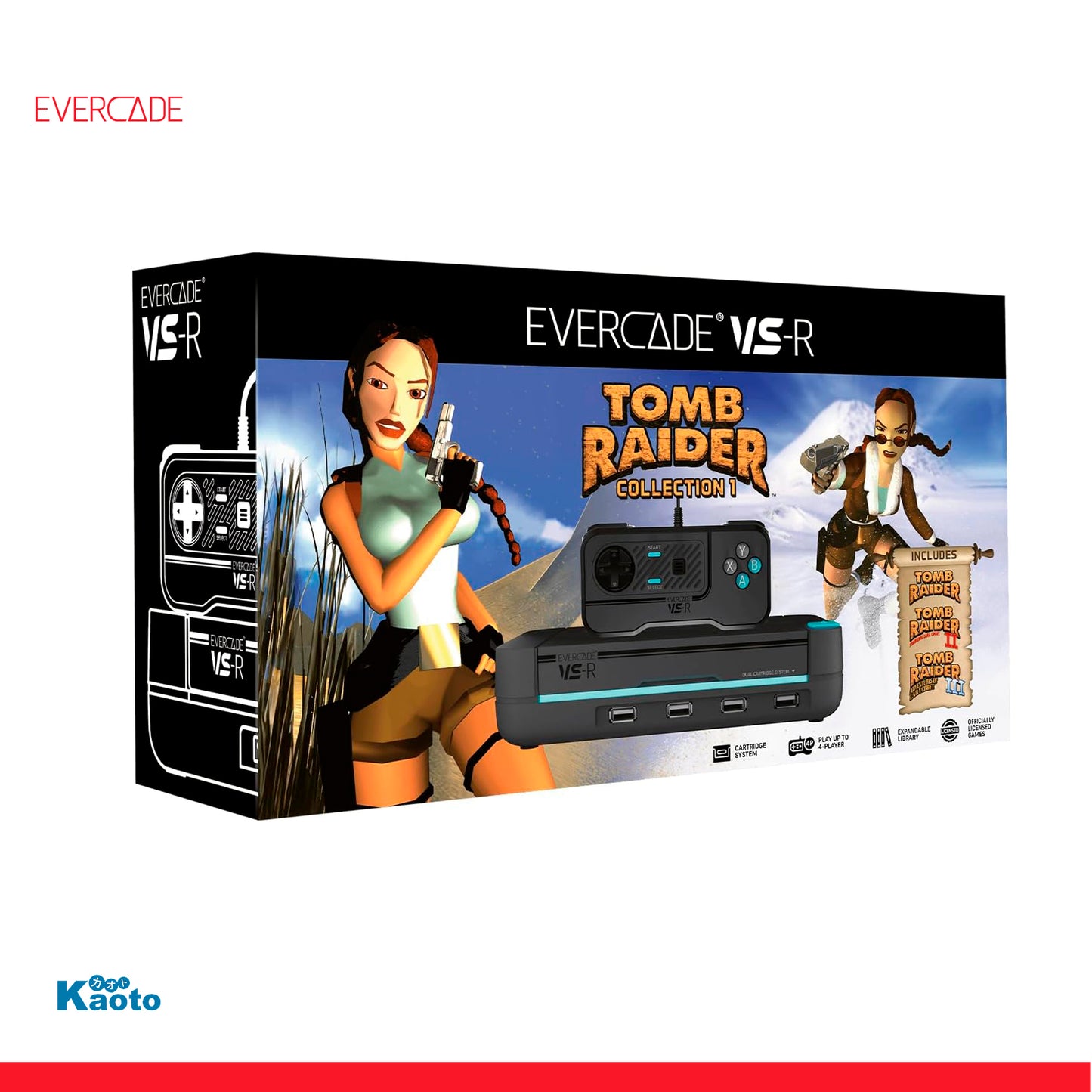 Consola Evercade VS-R Tomb Raider Pack
