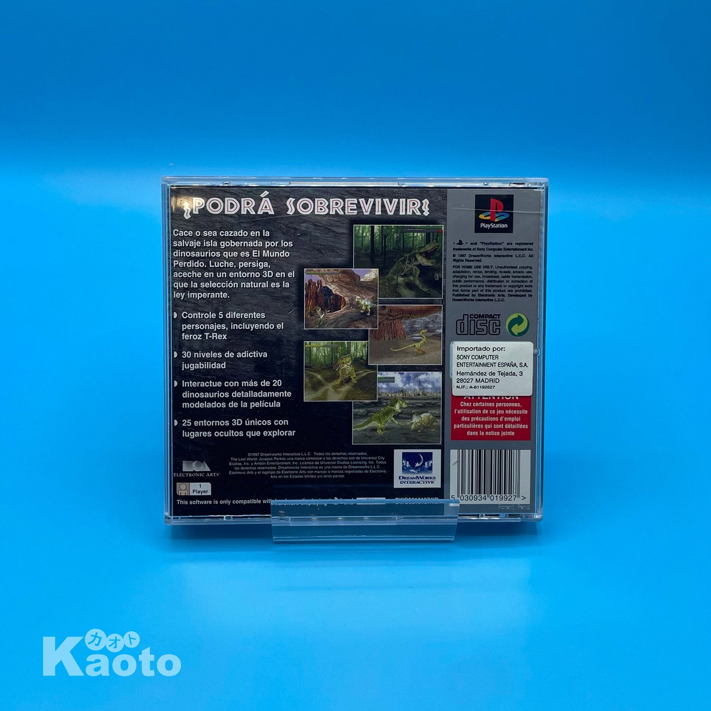 El Mundo Perdido Platinum PLAYSTATION