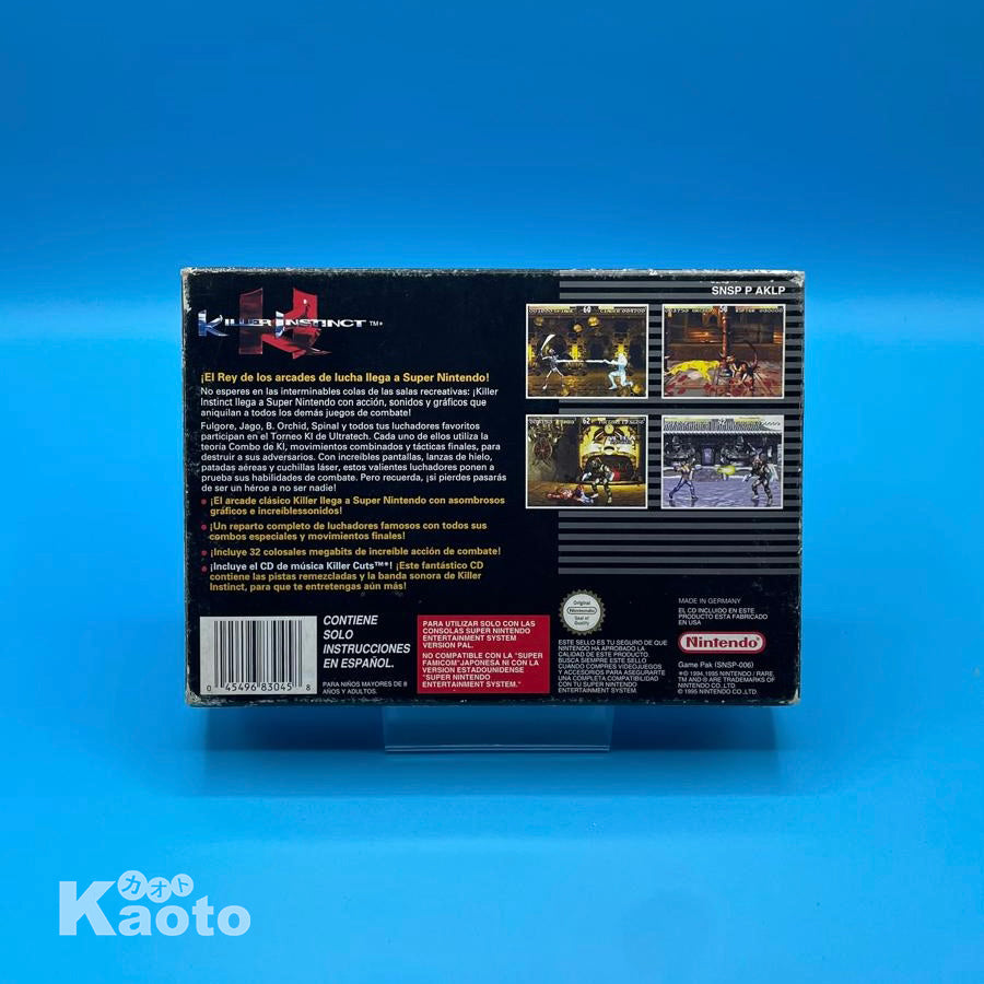 Killer Instinct SUPER NINTENDO