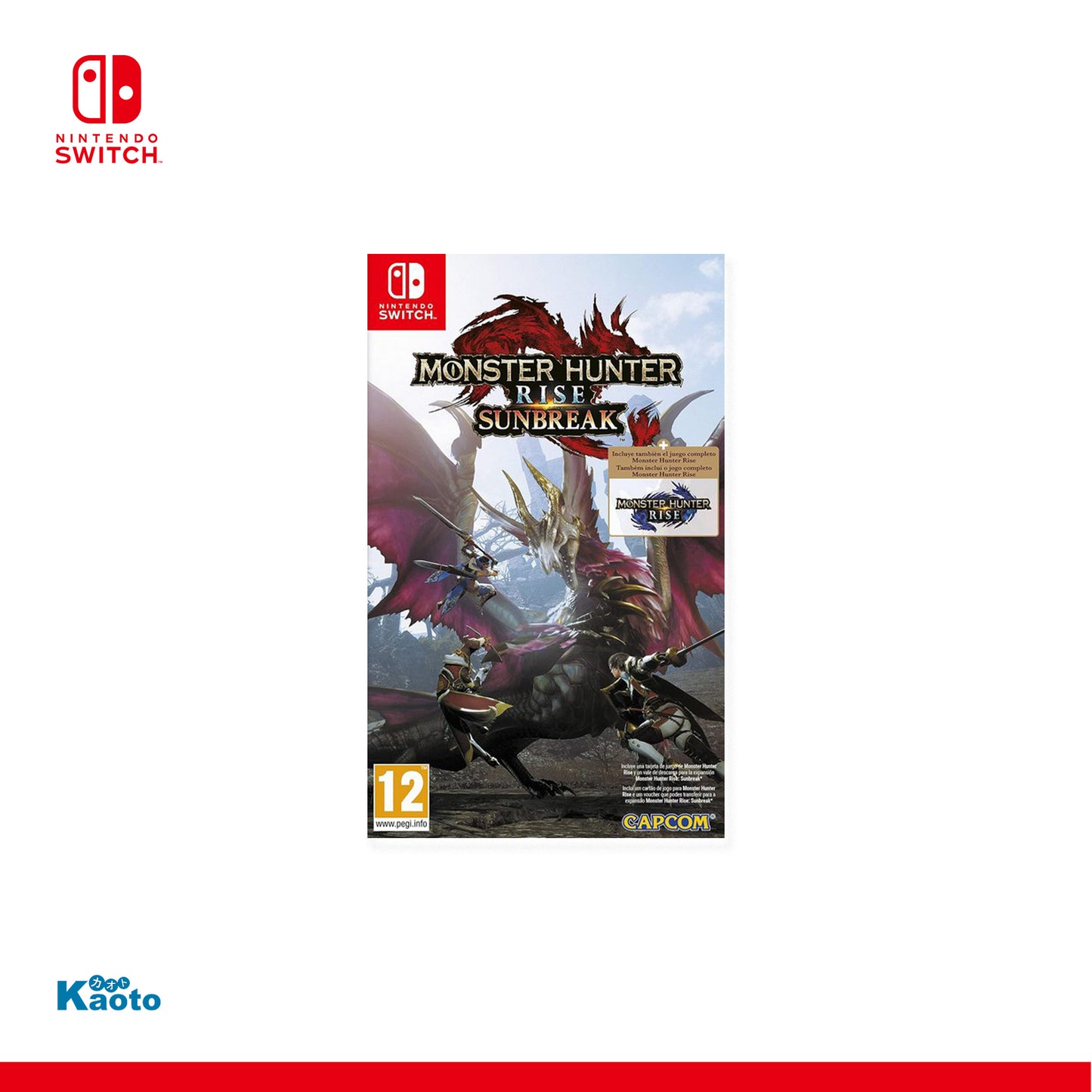 Monster Hunter Rise Sunbreak SWITCH