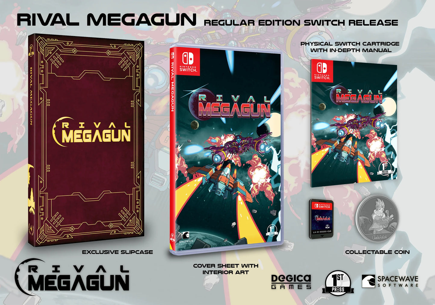 Rival Megagun 1st Press Games SWITCH (Importación alemana)