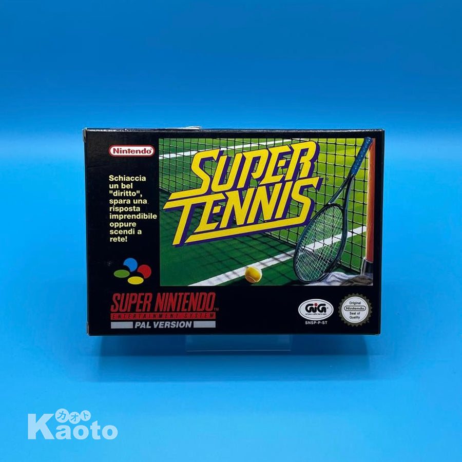 Super Tennis SUPER NINTENDO (Importación italiana)