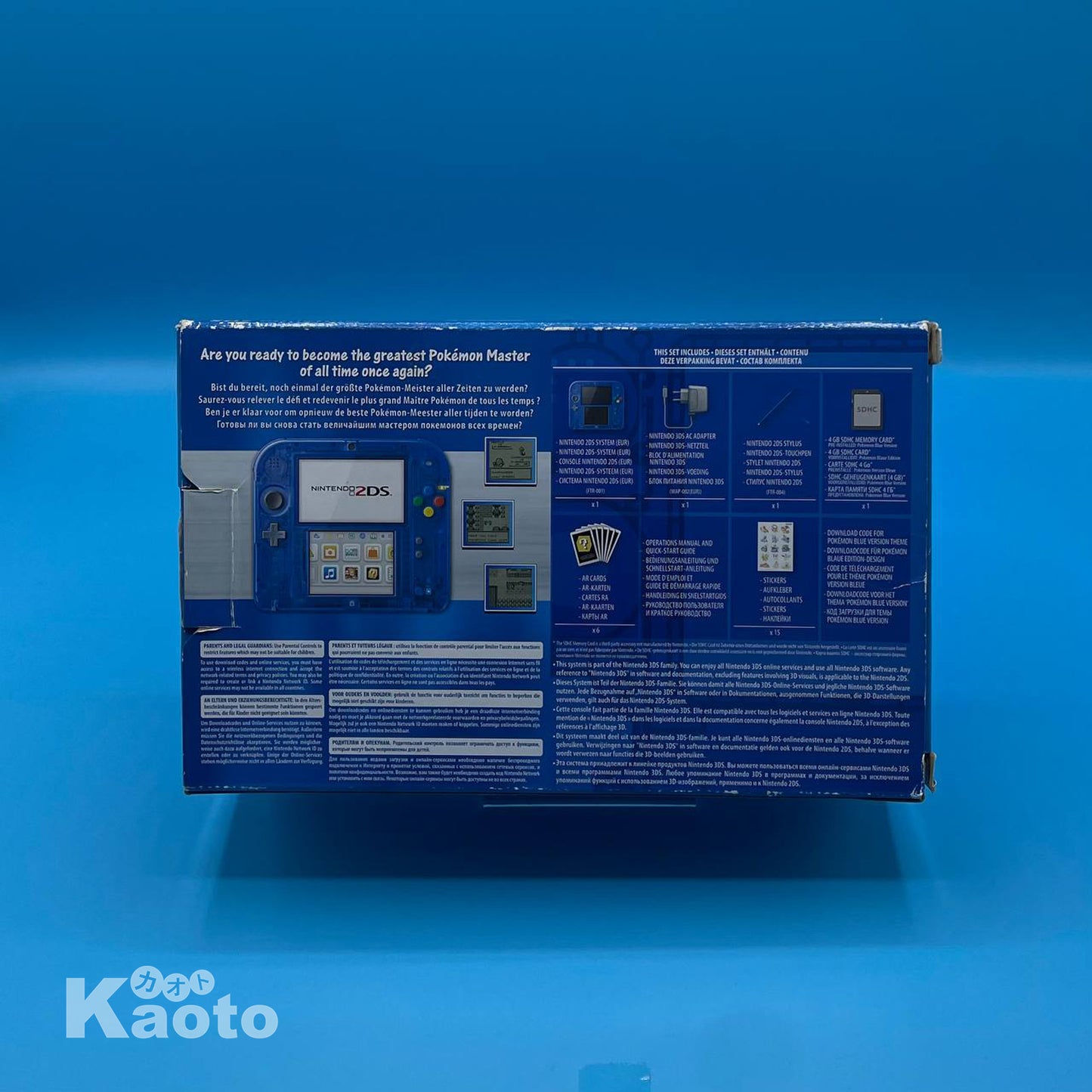 Consola Nintendo 2DS Pokemon Azul