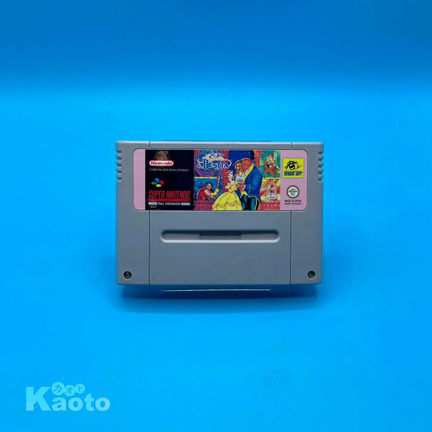 Cartucho La Bella y la Bestia SUPER NINTENDO