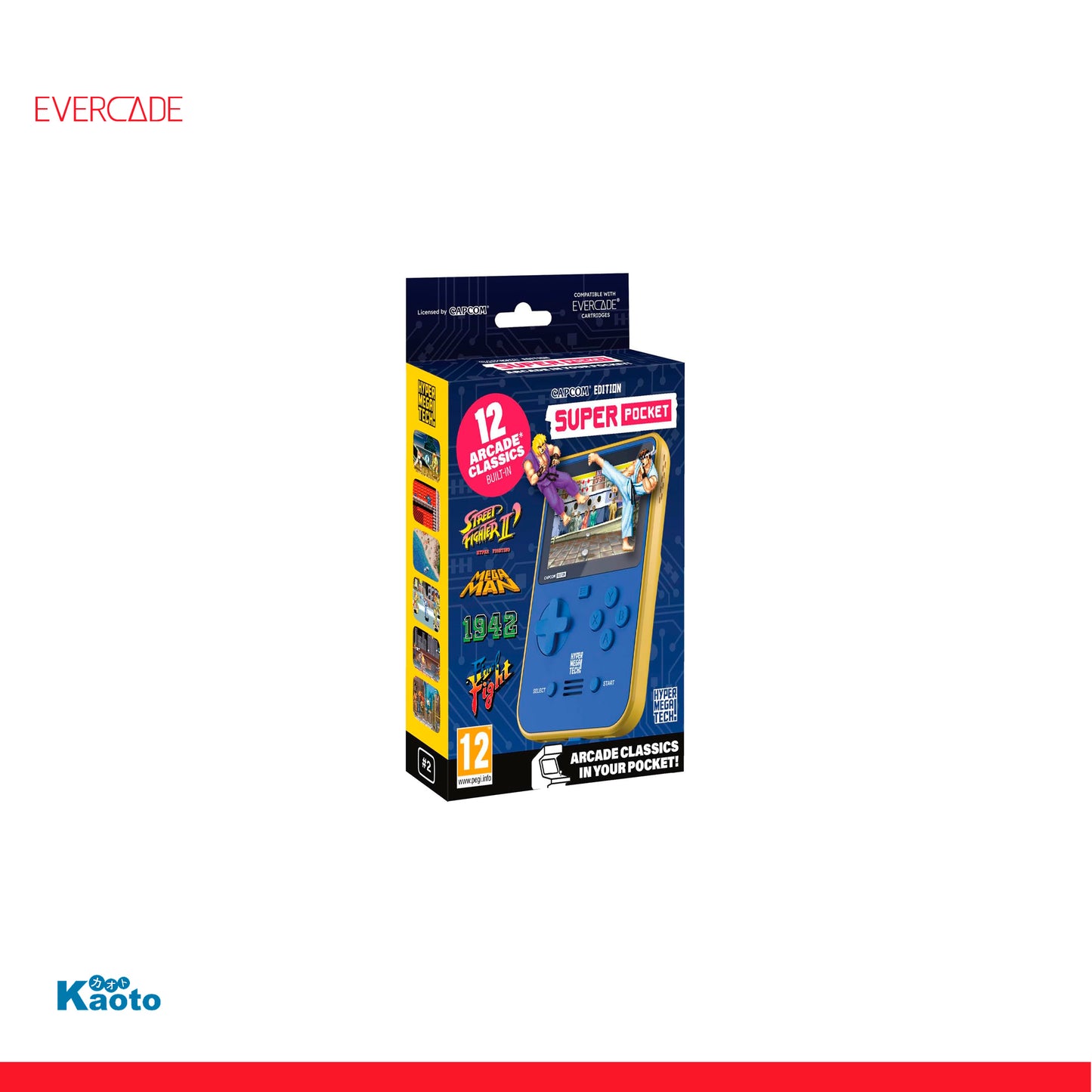 Consola Super Pocket Evercade Capcom