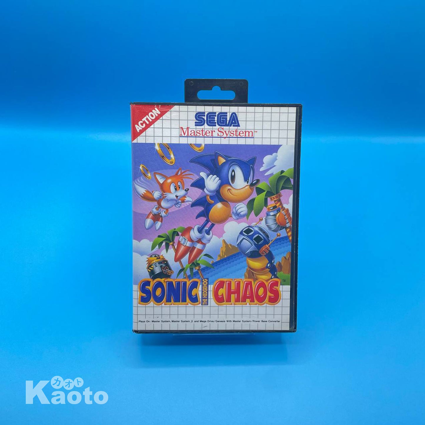 Sin Manual Sonic Chaos MASTER SYSTEM