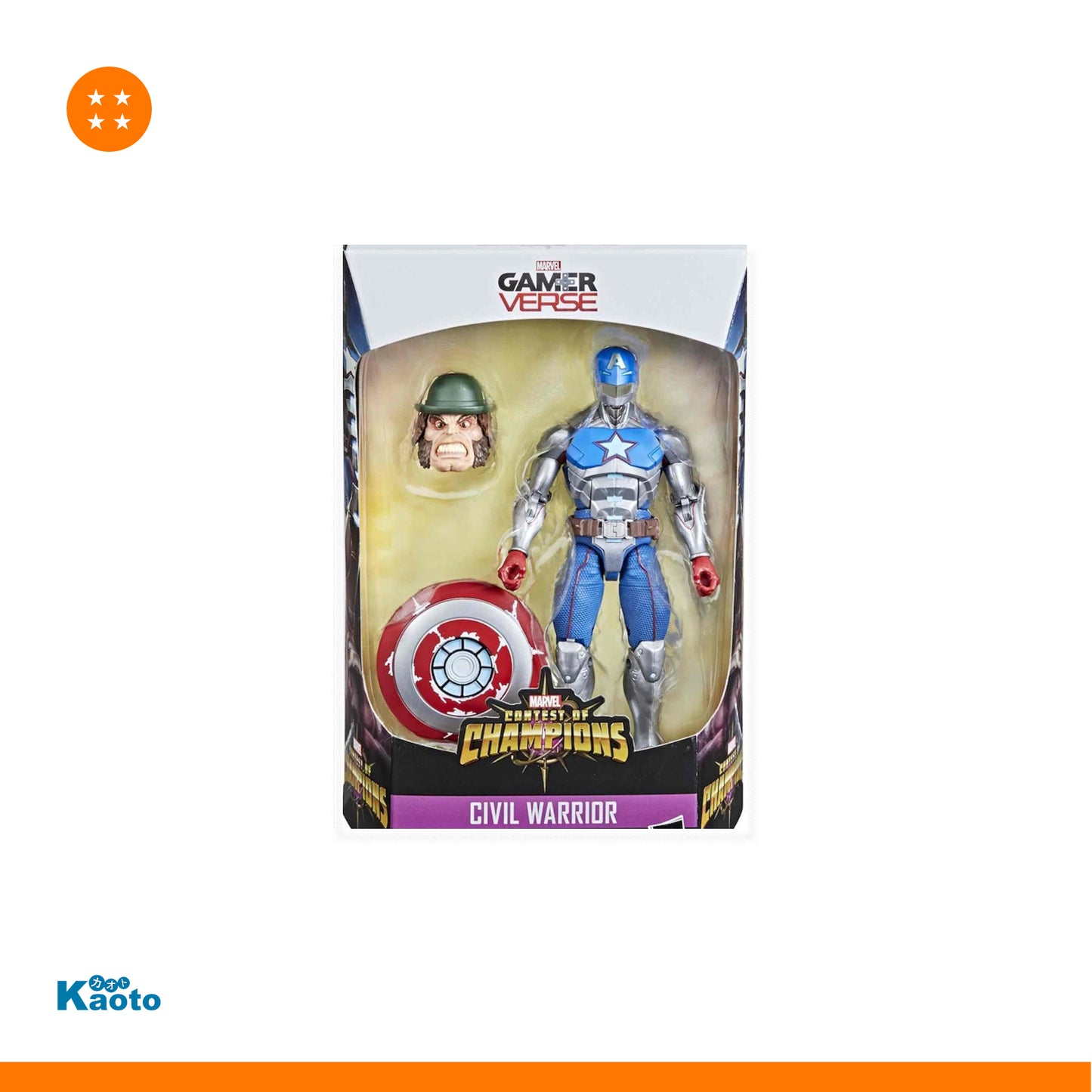 Figura Civil Warrior Gamerverse Marvel Legends Hasbro