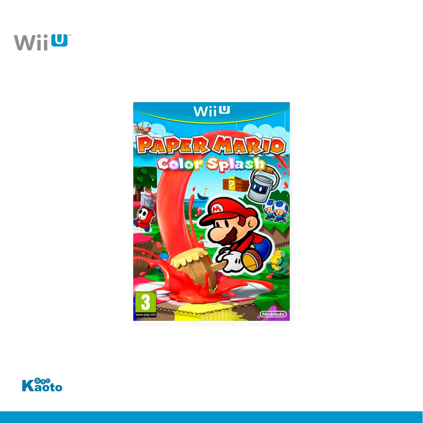 Paper Mario Color Splash WIIU