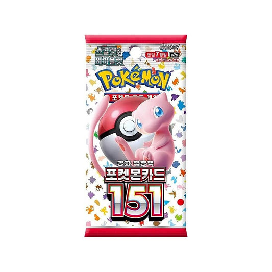 Sobre Pokemon Escarlata y Purpura 151 Koreano