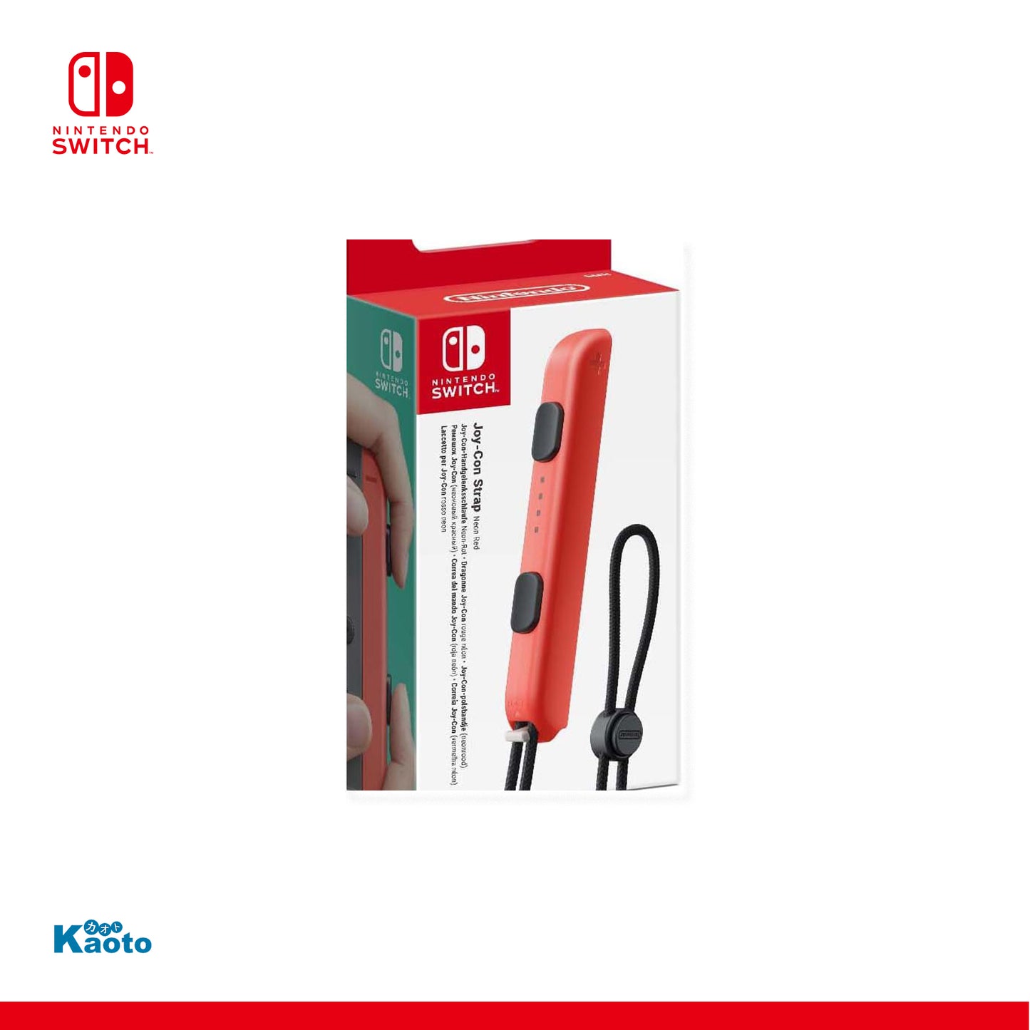 Correa JoyCon Rojo Neon SWITCH