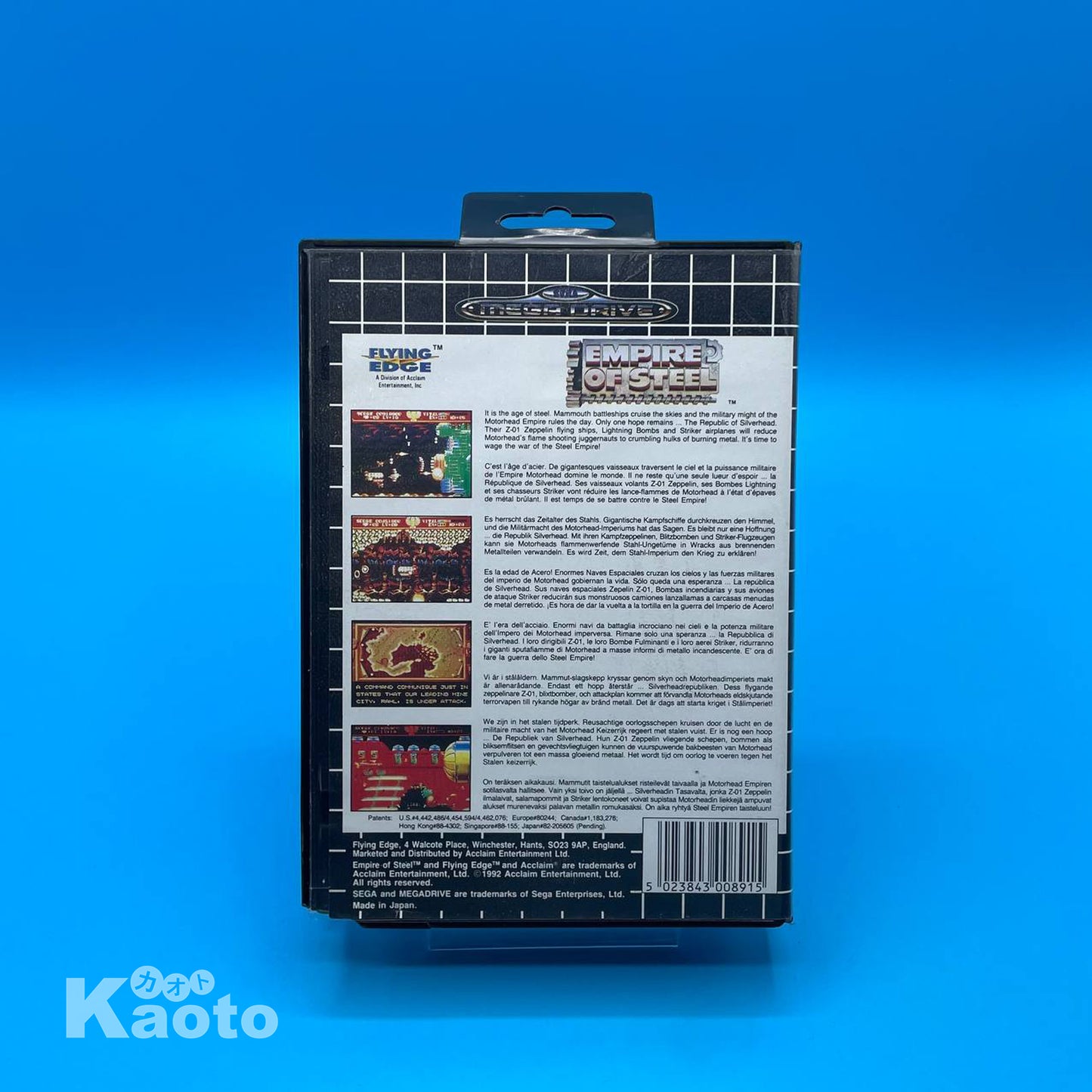 Empire of Steel MEGA DRIVE