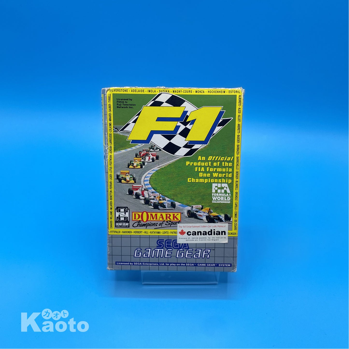 F1 GAME GEAR