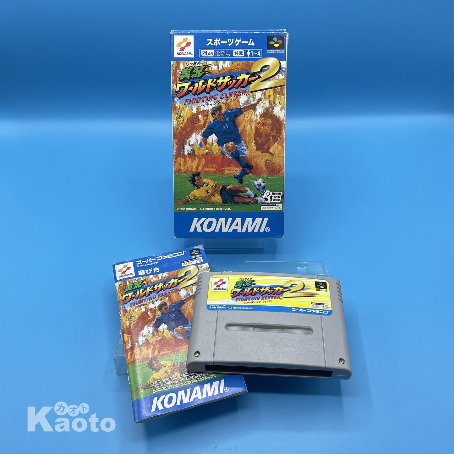 Jikkyou World Soccer 2 Fighting Eleven SUPER NINTENDO (Importación japonesa)