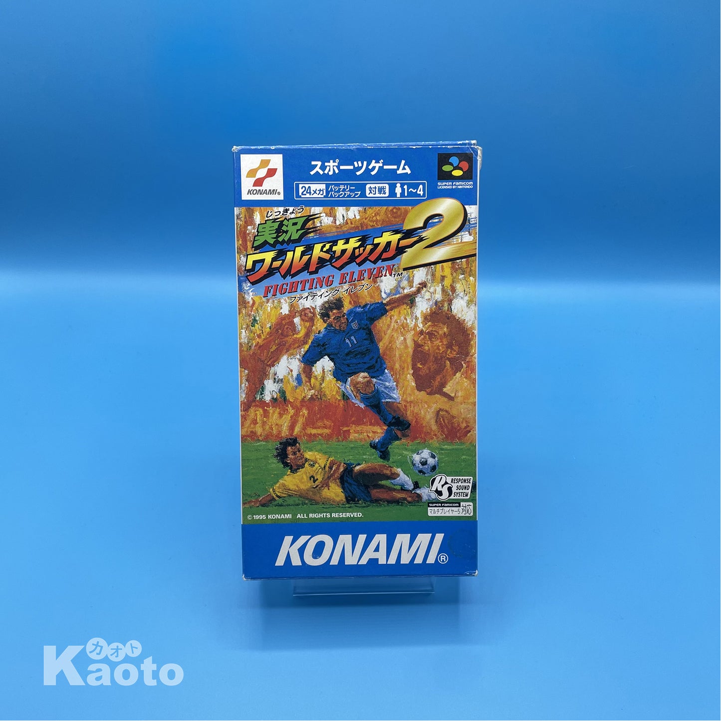 Jikkyou World Soccer 2 Fighting Eleven SUPER NINTENDO (Importación japonesa)