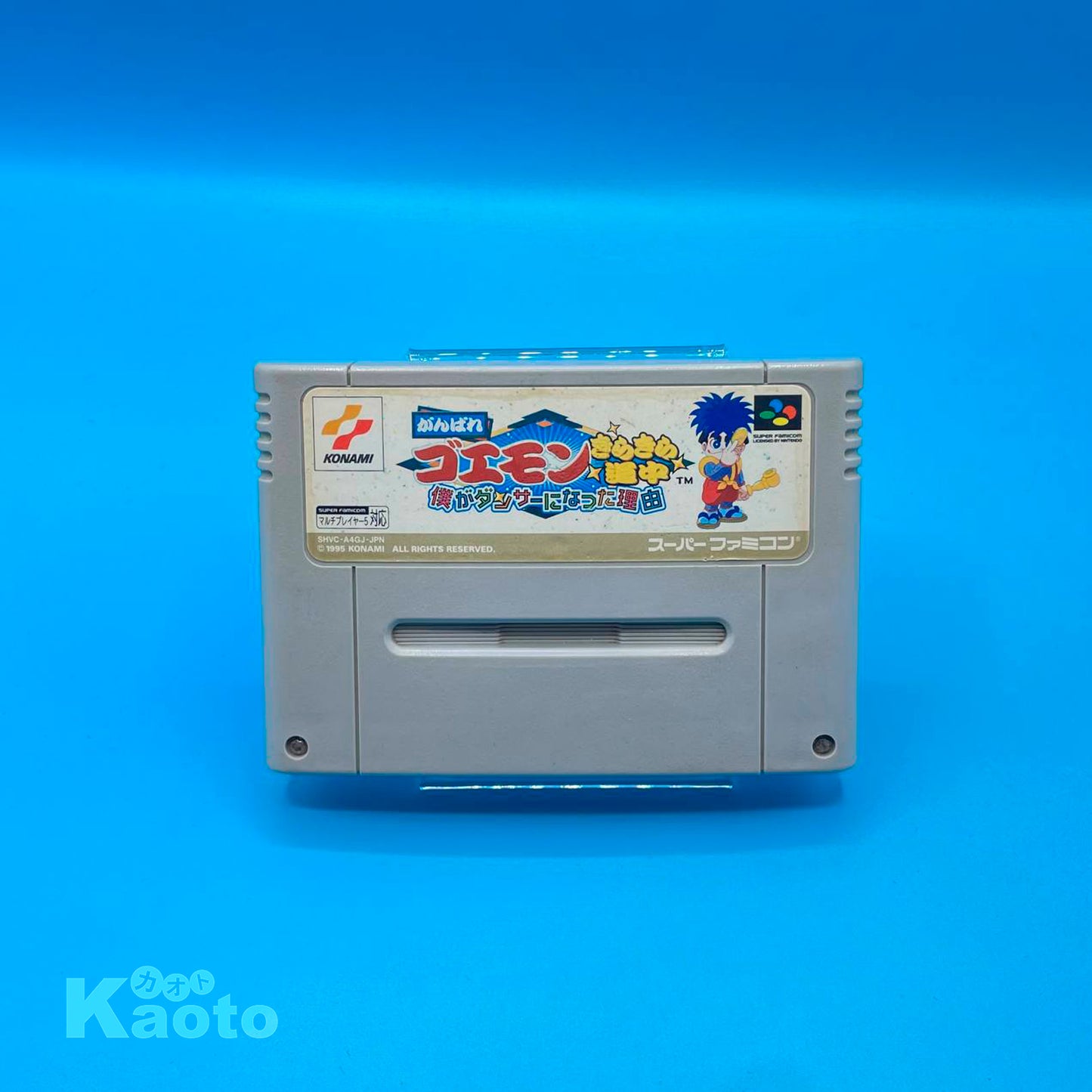Cartucho Ganbare Goemon Kirakira Douchuu SUPER NINTENDO (Importación japonesa)