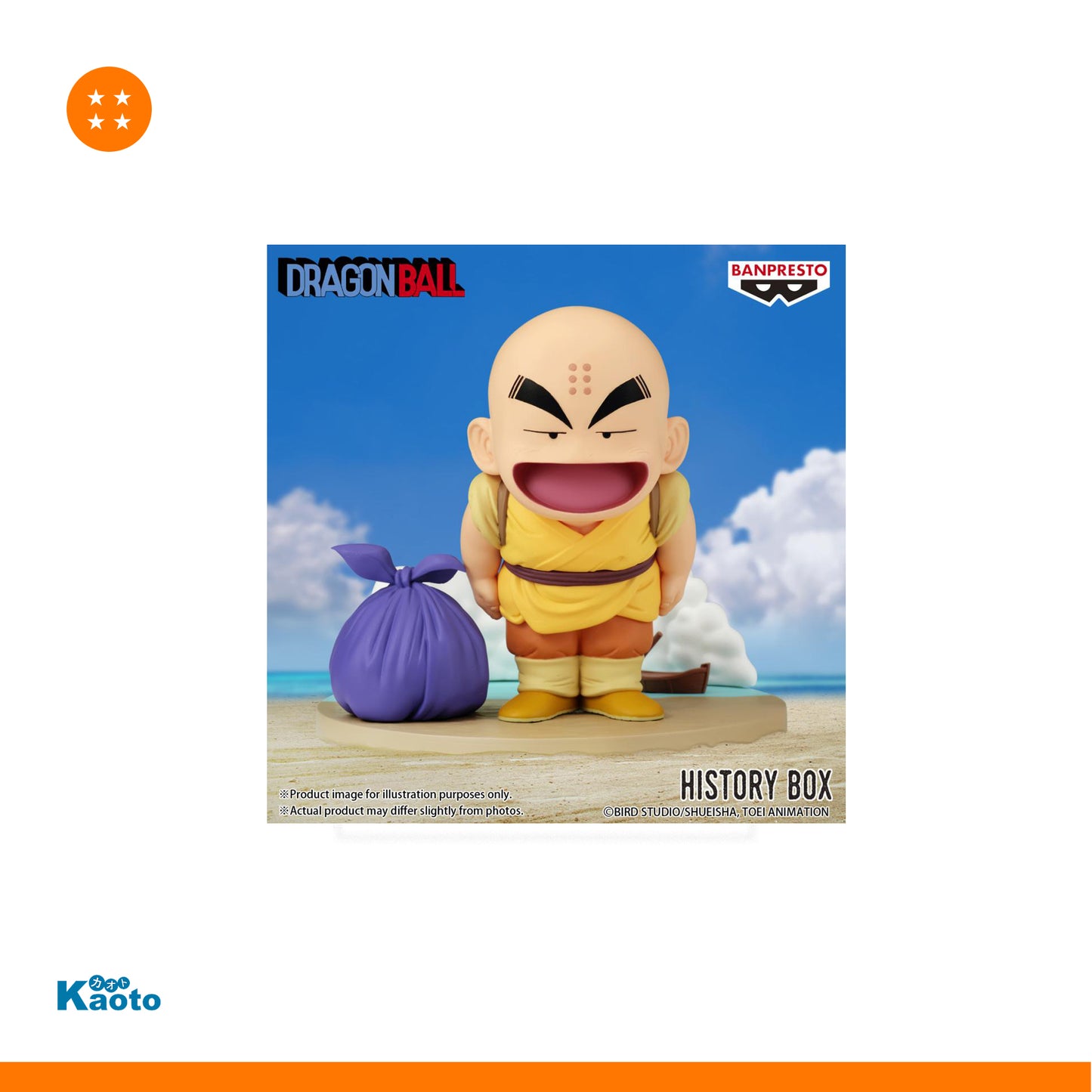 Figura Krilin Dragon Ball History Box Banpresto