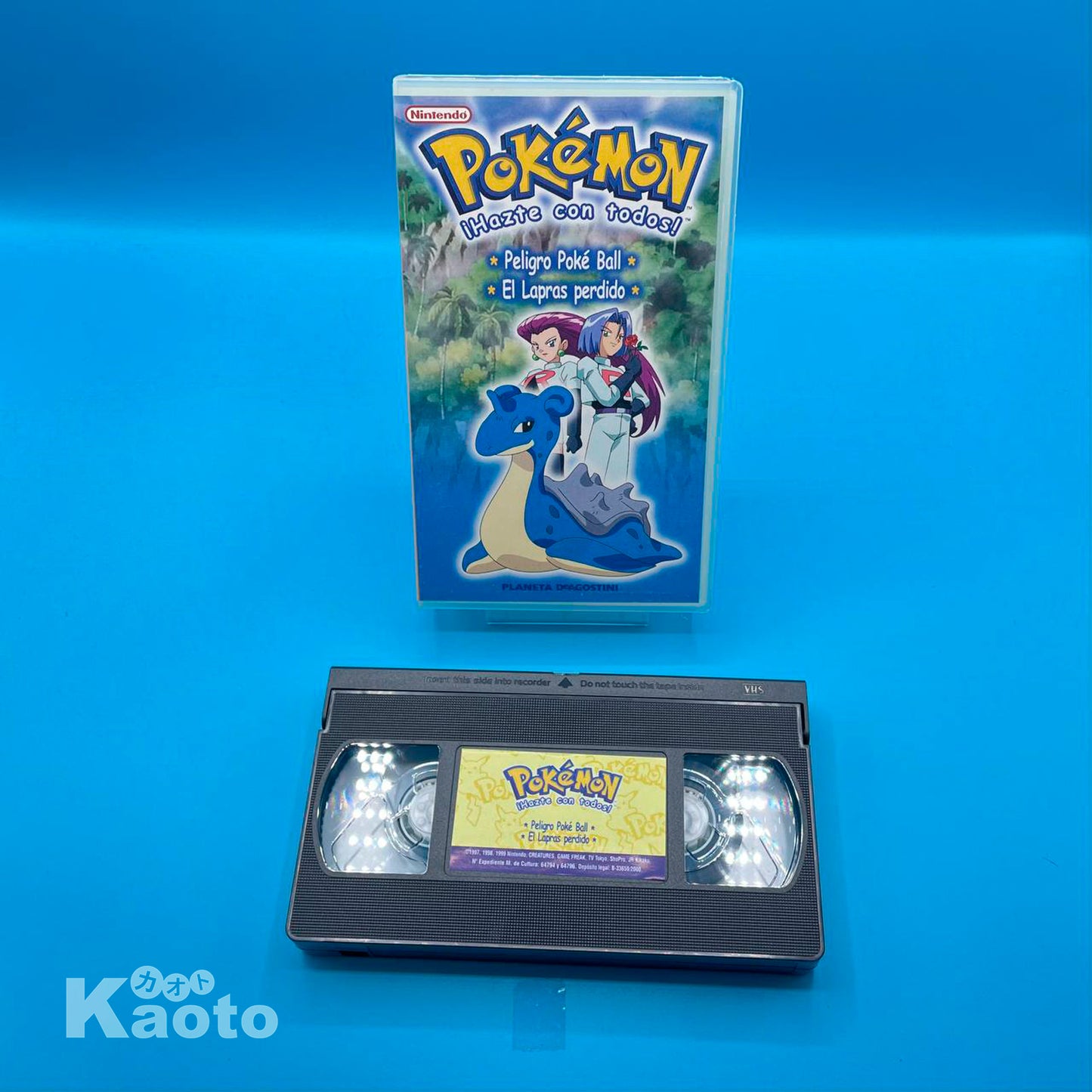 Pokemon Peligro Pokeball + El Lapras Perdido VHS