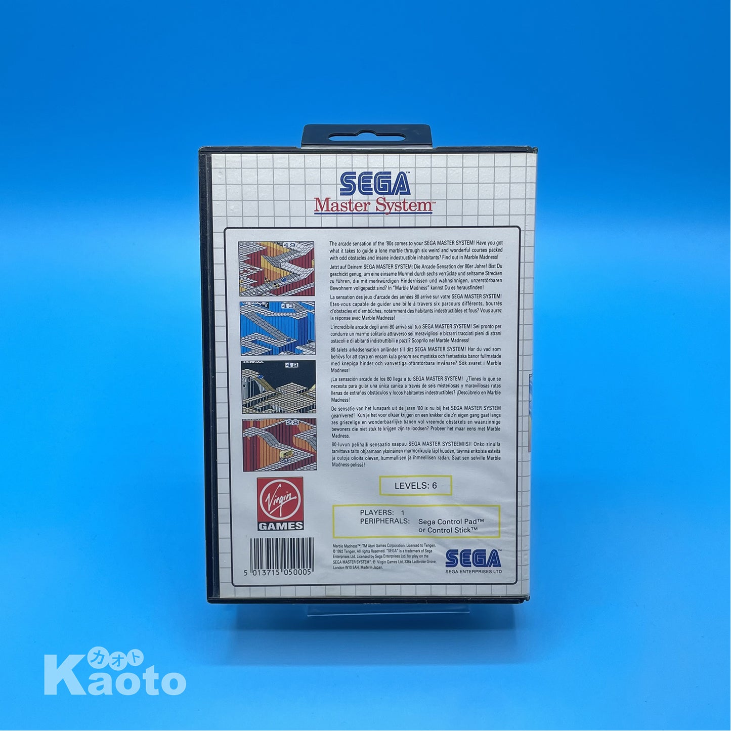 Marble Madness MASTER SYSTEM