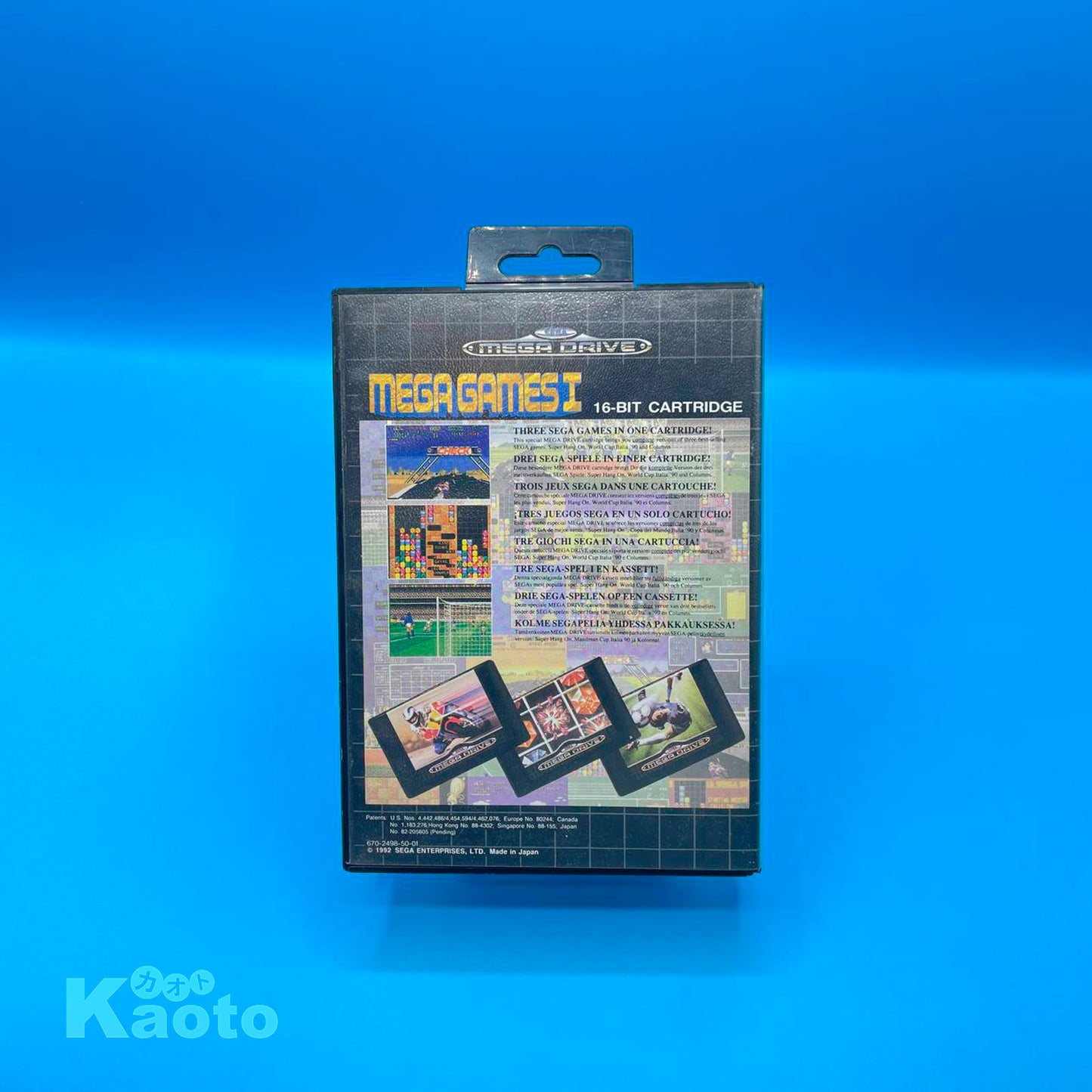 Sin Manual Mega Games 1 MEGA DRIVE