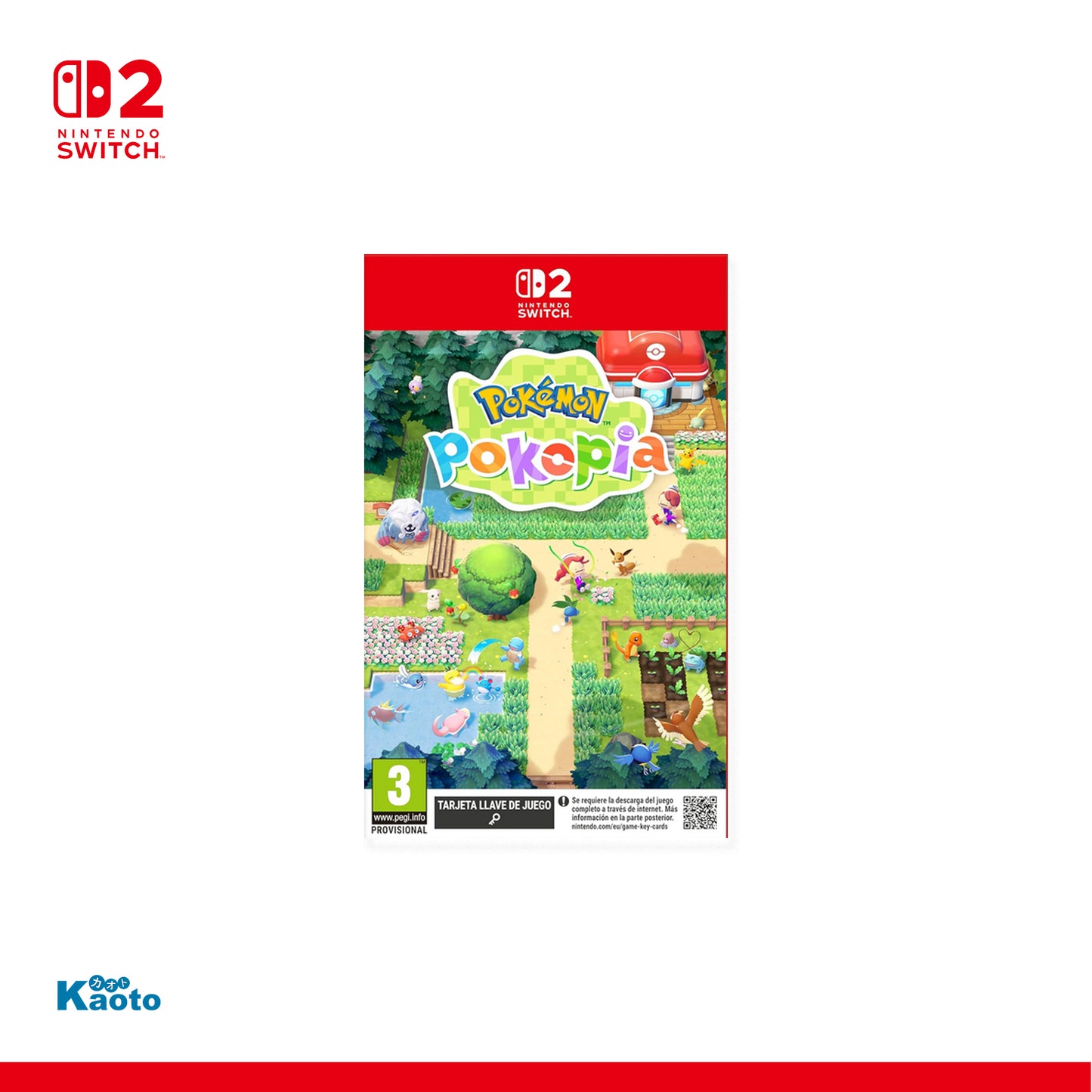 Pokemon Pokopia Game Key Card SWITCH 2