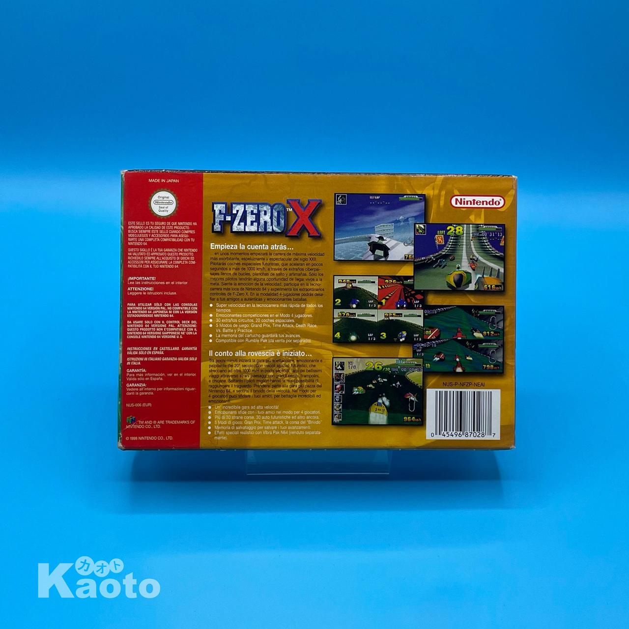 F-Zero X NINTENDO 64