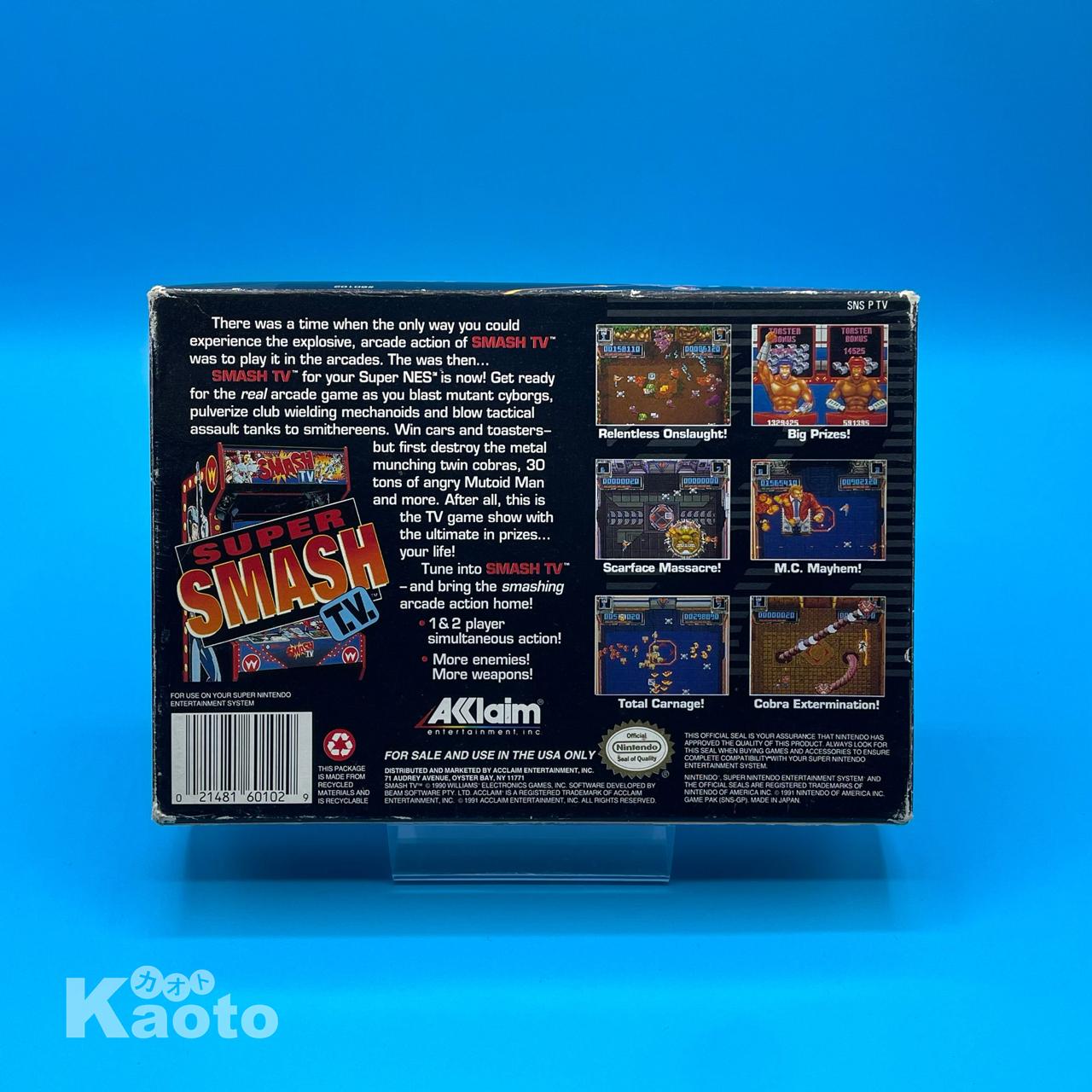 Super Smash TV SUPER NINTENDO (Importación americana)