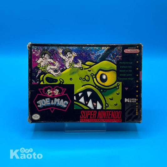 Sin Manual Joe and Mac SUPER NINTENDO (Importación americana)