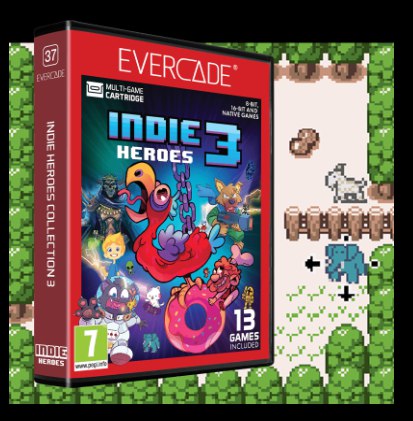 Cartucho Evercade Indie Heroes Collection 3 Nº37