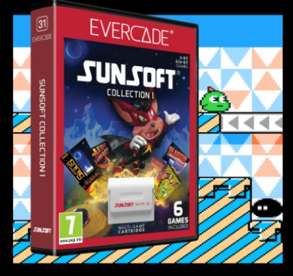 Cartucho Evercade Sunsoft Collection 1 Nº31