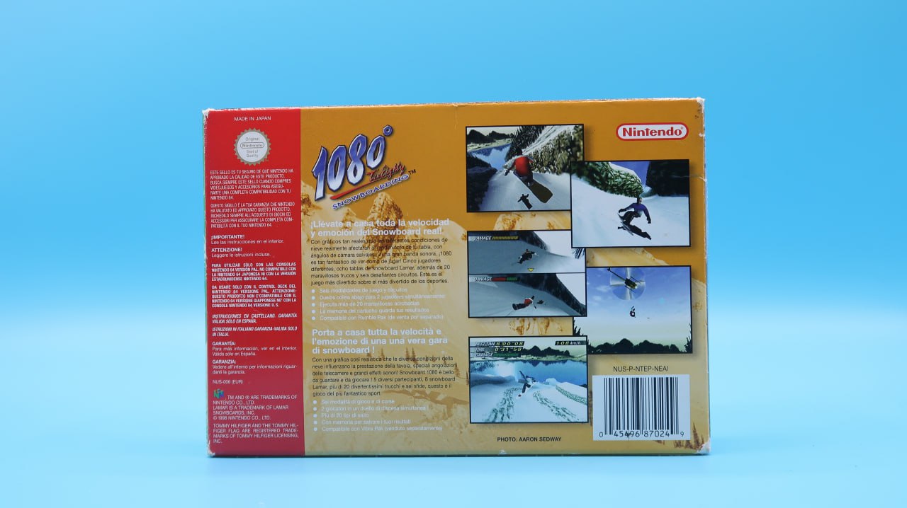 1080º Snowboarding NINTENDO 64