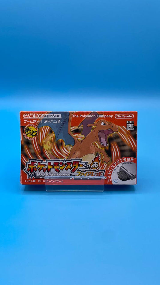 Pokemon Rojo Fuego + Adaptador Wireless GAME BOY ADVANCE (Importación japonesa)