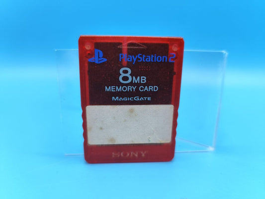 Tarjeta de Memoria Roja Oficial 8MB PLAYSTATION 2
