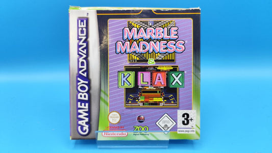 Marble Madness and Klax GAME BOY ADVANCE