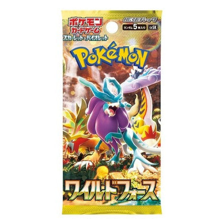 Sobre Pokemon Escarlata y Purpura Wild Force Japonés