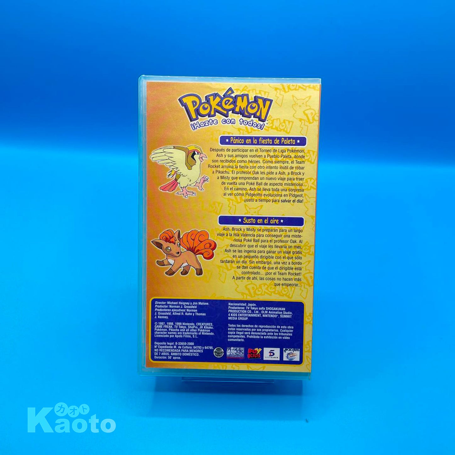Pokemon Panico en la Fiesta de Paleta + Susto en el Aire VHS