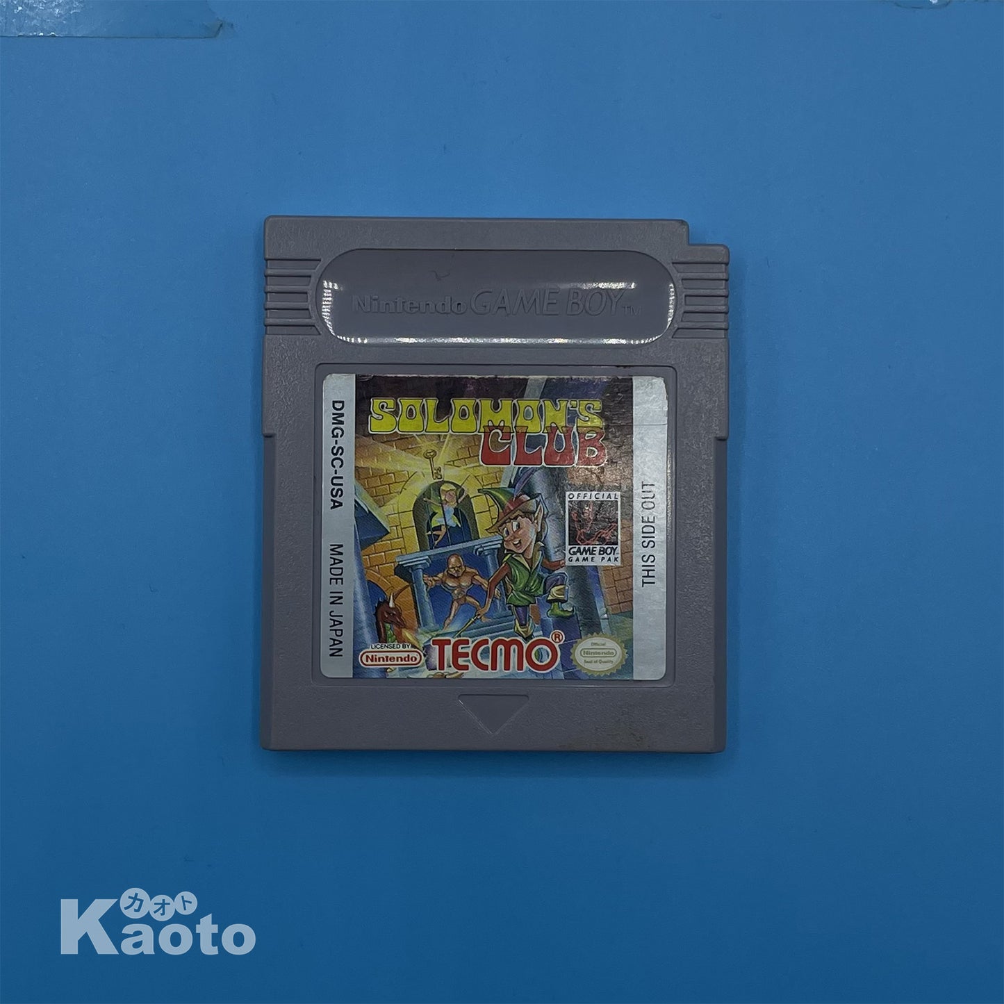 Cartucho Solomons Club GAME BOY