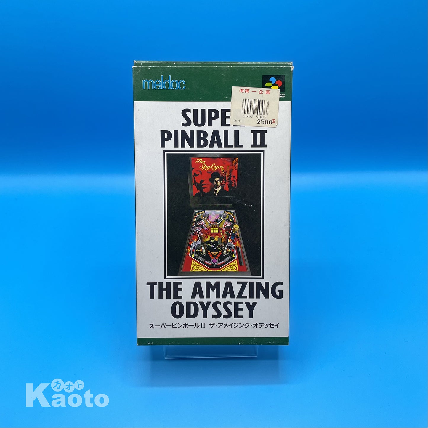 Sin Manual Super Pinball II The Amazing Odyssey SUPER NINTENDO (Importación japonesa)