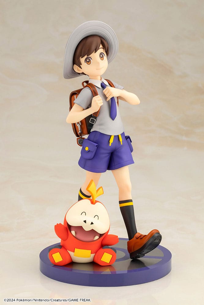 Figura Florian con Fuecoco ARTFX Pokemon Kotobukiya